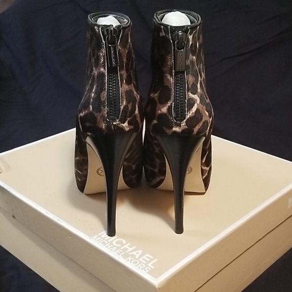 Platform Leopard Booties - Picture 3 of 5